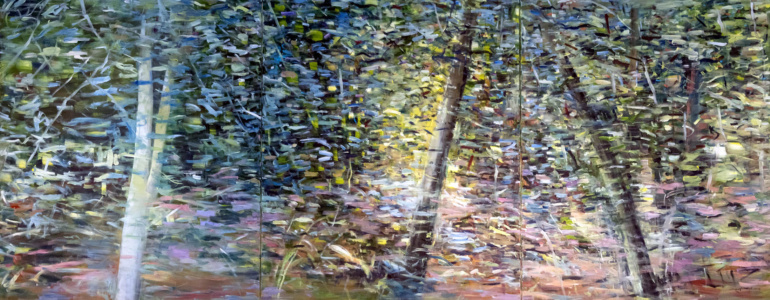 Forest in Jührdenerfeld, Triptychon by Arup J. Paul