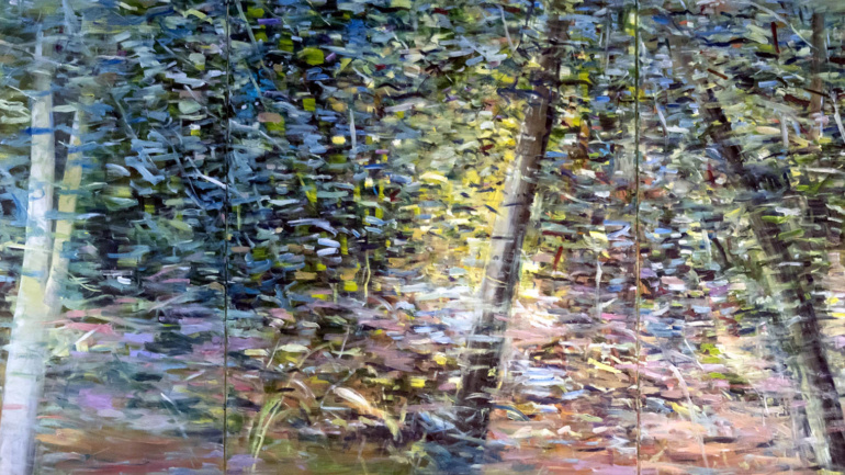 Forest in Jührdenerfeld, Triptychon by Arup J. Paul