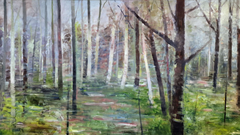 Forest painting