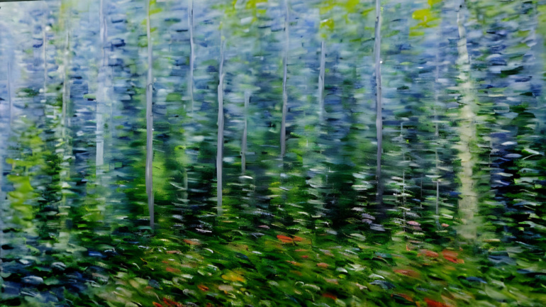 Forest painting