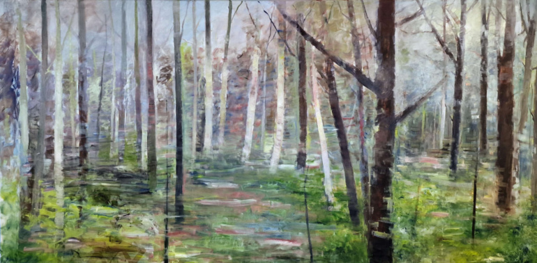 Forest painting